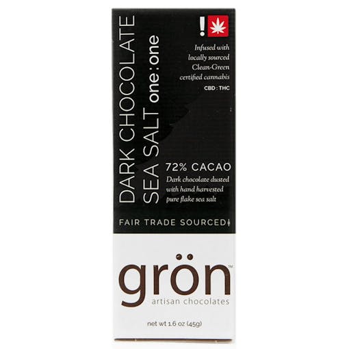 Best CBD Product in Oregon #7: Dark Chocolate Sea Salt CBD Bar by Gron