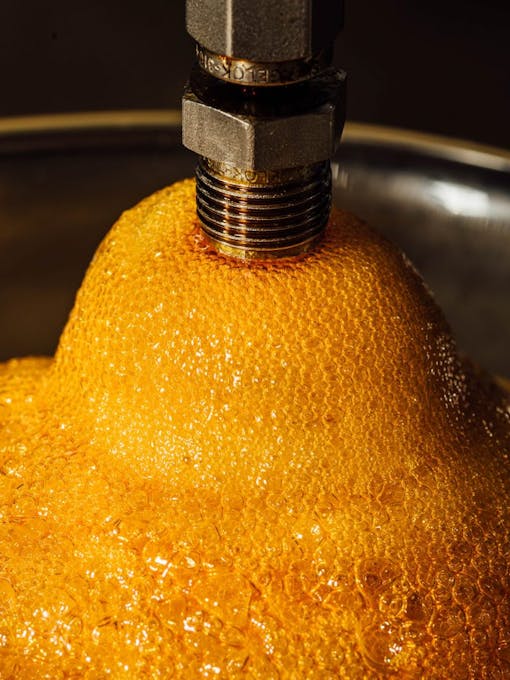 Heylo's cannabis extraction process: raw CO2 extract