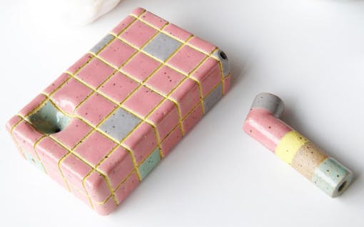 Marijuana art: weed pipe art image #2