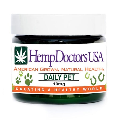 CBD product for dogs scared of fireworks #3: Daily Pet CBD Capsules by Hemp Doctors USA