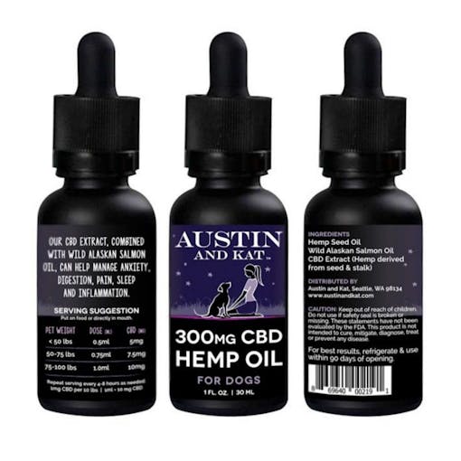 CBD product for dogs scared of fireworks #4: CBD Hemp Oil by Austin and Kat