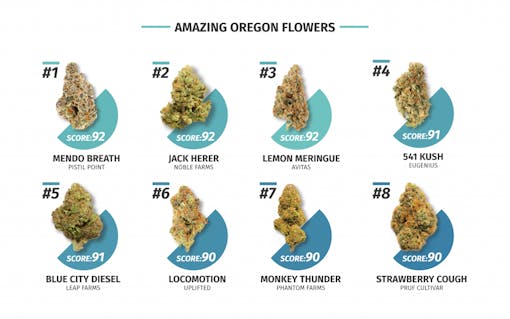 The best thc-dominant cannabis strains in Oregon