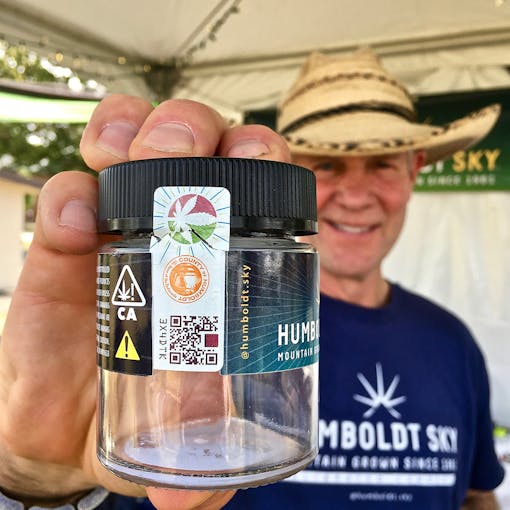 SICPA stamps help shoppers buy cannabis verifiably grown by old-school growers like Humboldt Sky of Humboldt County. (David Downs/Leafly)
