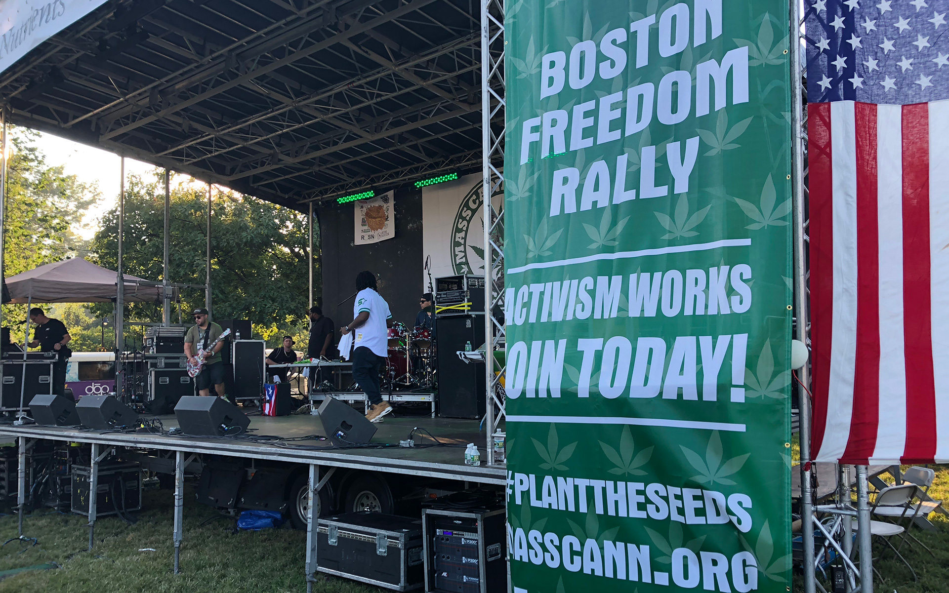 Live From Boston Freedom Rally A Smokin' Hot Party on the Common Leafly