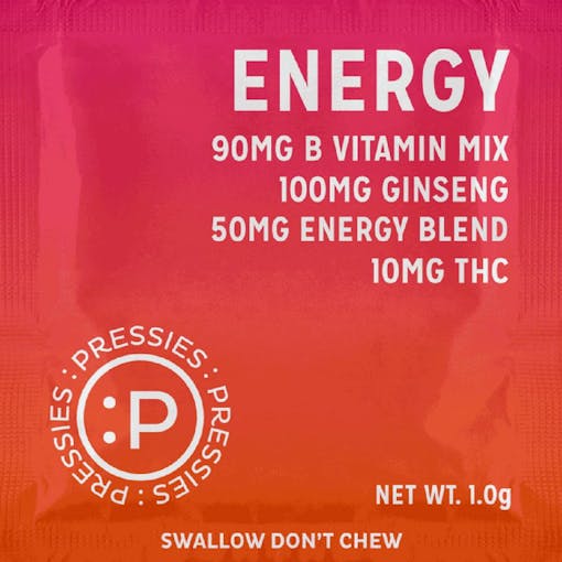 Caffeine and marijuana product: Energy Pressies