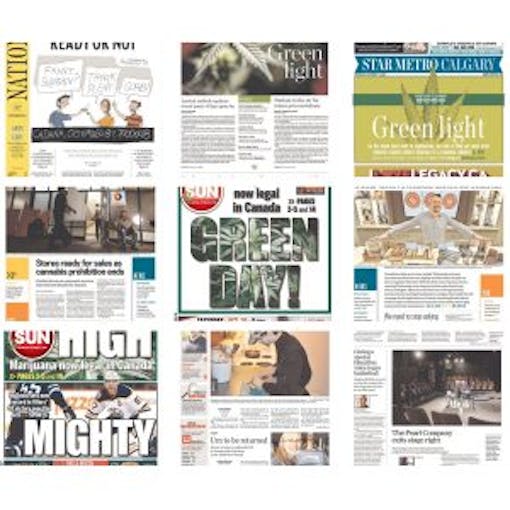 cannabis in canadian newspapers