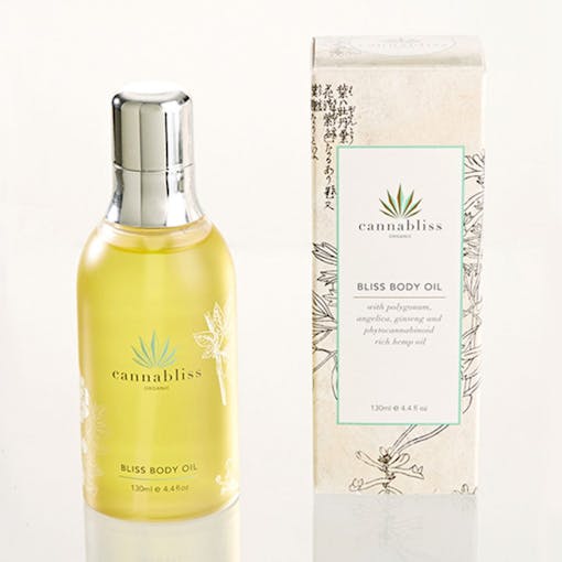 CBD & Hemp beauty product: Bliss Body Oil by Cannabliss Skincare