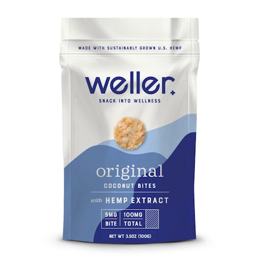 CBD products for a healthy lifestyle: Weller coconut snack bites with hemp extract