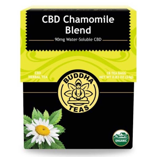 CBD gifts & Stocking Stuffers: CBD Chamomile Tea by Buddha Teas