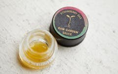 Strawberry Gas Live Resin Sauce Raw Garden hash cannabis concentrate