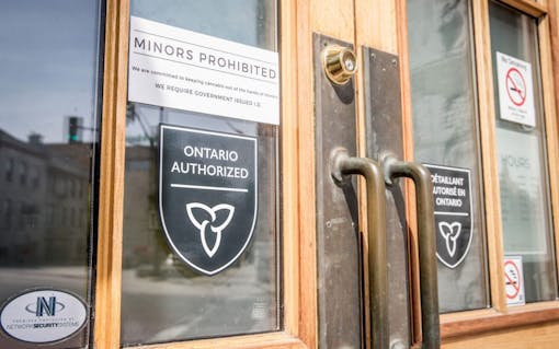 Ontario seal legal cannabis store