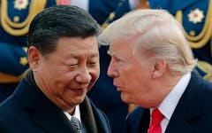 Trump tariffs hit the marijuana industry this month, as talks between the US President and Chinese President Xi Jinping, pictured, drag on.
