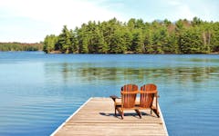 muskoka chair cottage lake