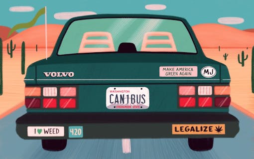 car, cannabis, traveling, driving with marijuana