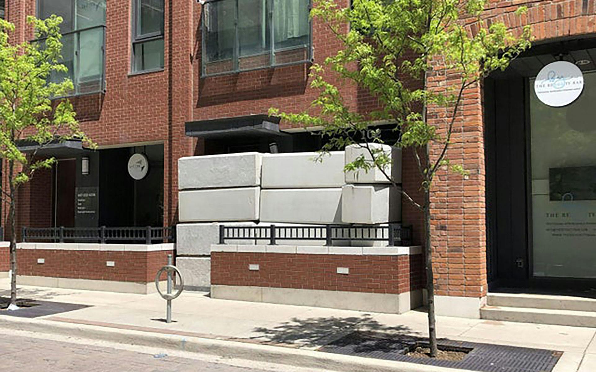 Huge Cement Blocks Bar Access to Illicit Toronto Dispensaries image