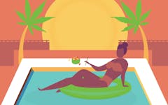The Labor Day pool party beckons. Re-up today.(Sam Stuesser/Leafly)