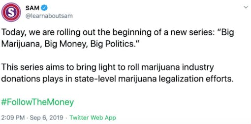 SAM twitter screenshot