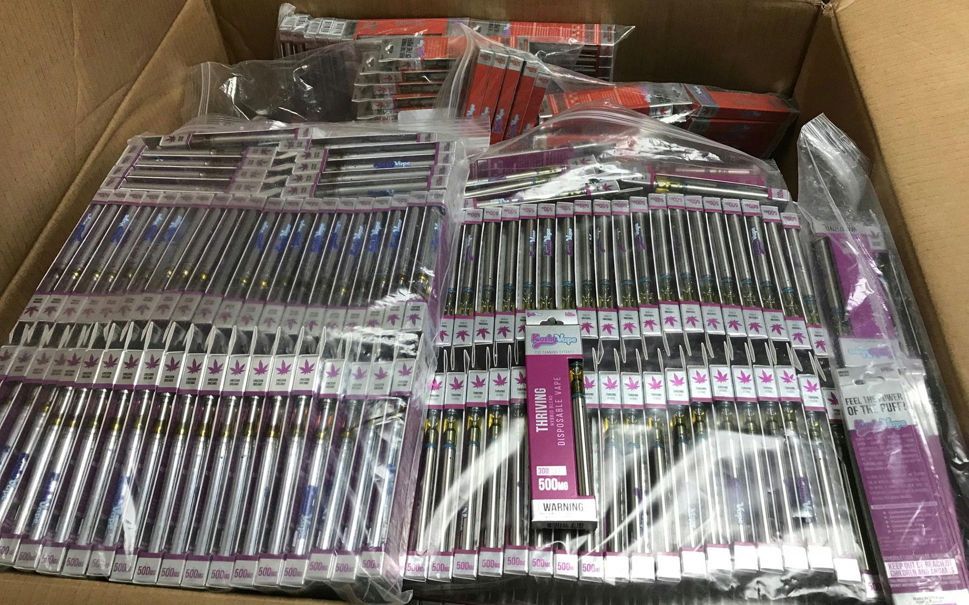 'Kushy Punch' busted for moving illegal vape carts image