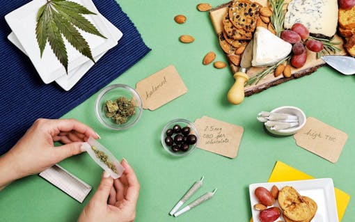 Party weed board, cheese board, rolling station