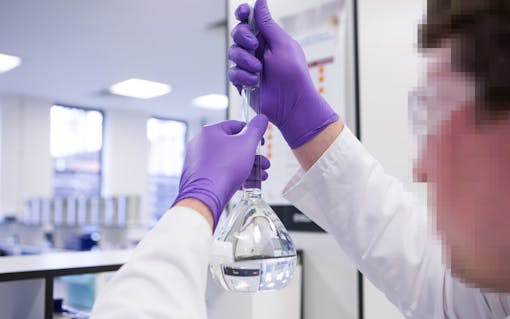 Epidiolex production at Greenwich Biosciences, whose parent company is GW Pharmaceuticals. (Courtesy Greenwich Biosciences)