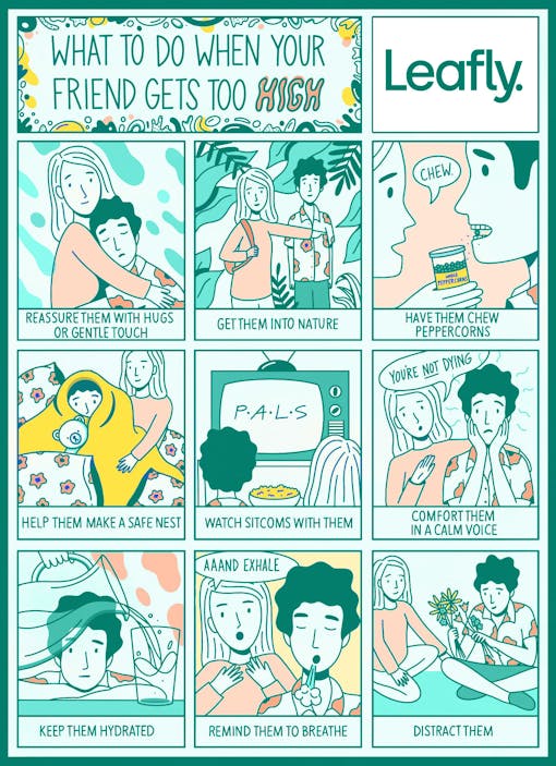 how to help a friend who got too high