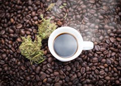 cannabis and coffee