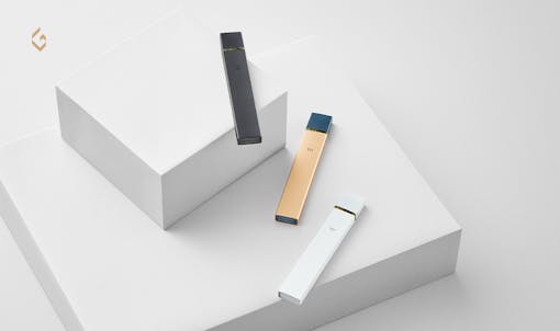 Greentank vapes on white background