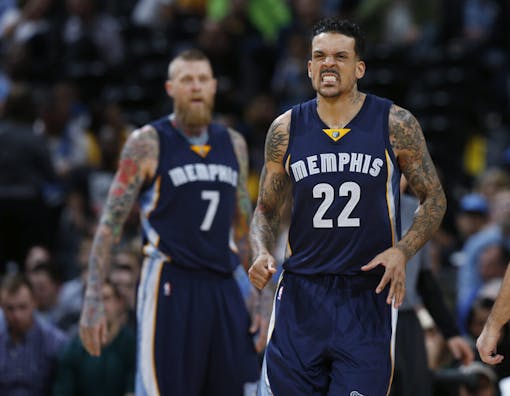 Matt Barnes reacts after being fouled.