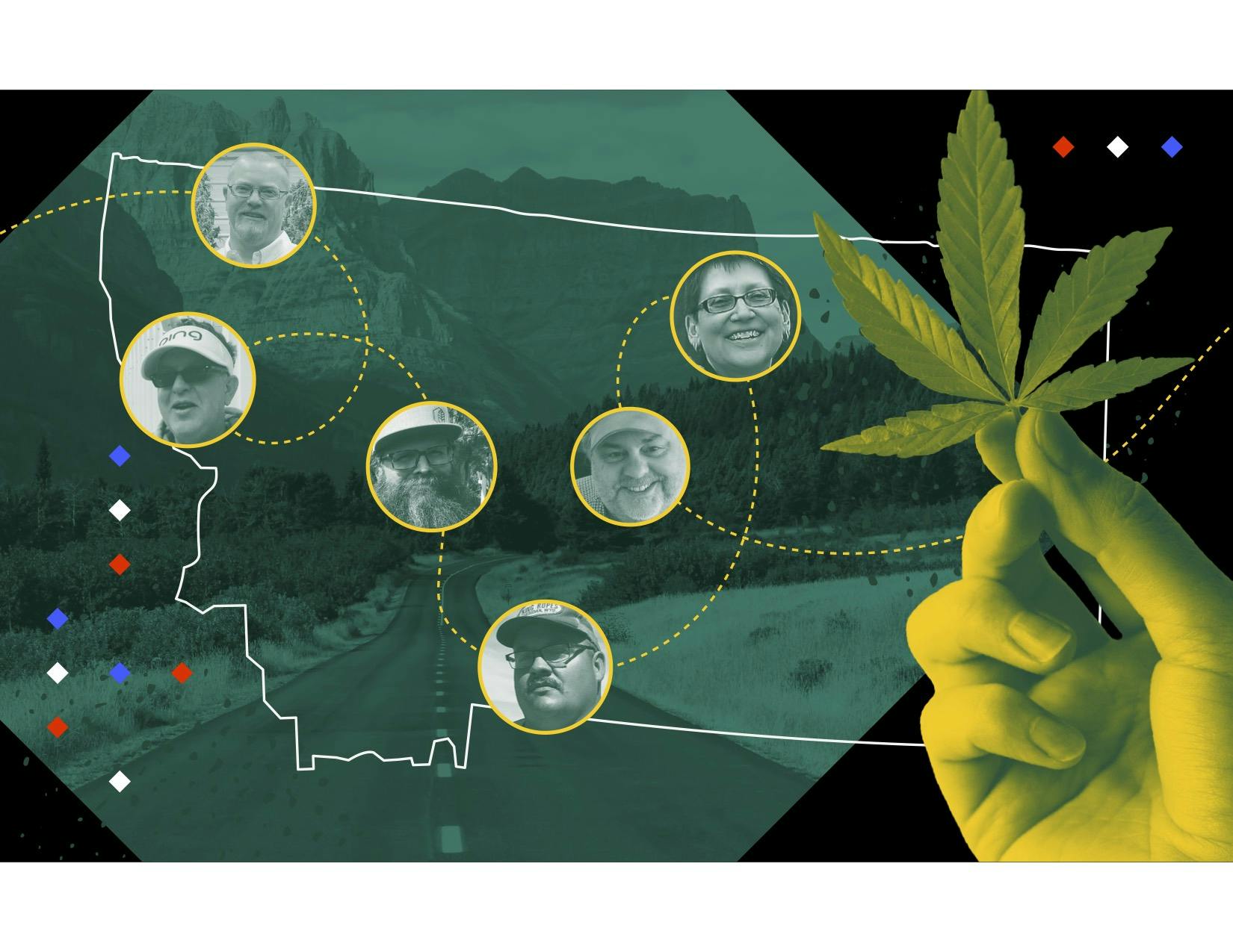 The journey along Montana's marijuana legalization campaign image