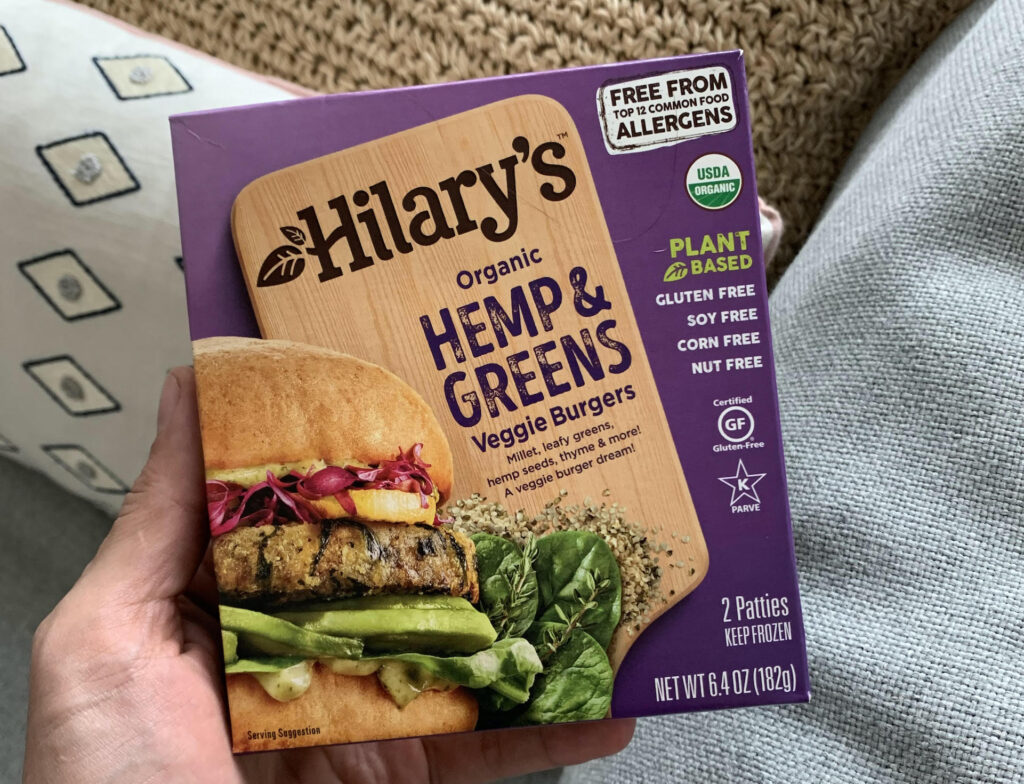 HILARY'S HEMP BURGER