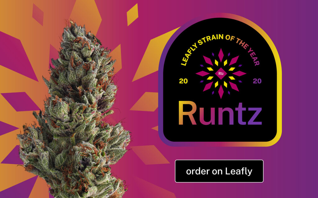 runtz, zkittlez, gelato, strain of the year, 2020