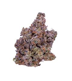 Runtz crossed to Grape Pie and MAC makes "Spritzer"— the contest cultivar for the 2020 The Grow-Off competition in Colorado. Above, winning Spritzer from home grower Duran Jackson. (Courtesy The Grow-Off)