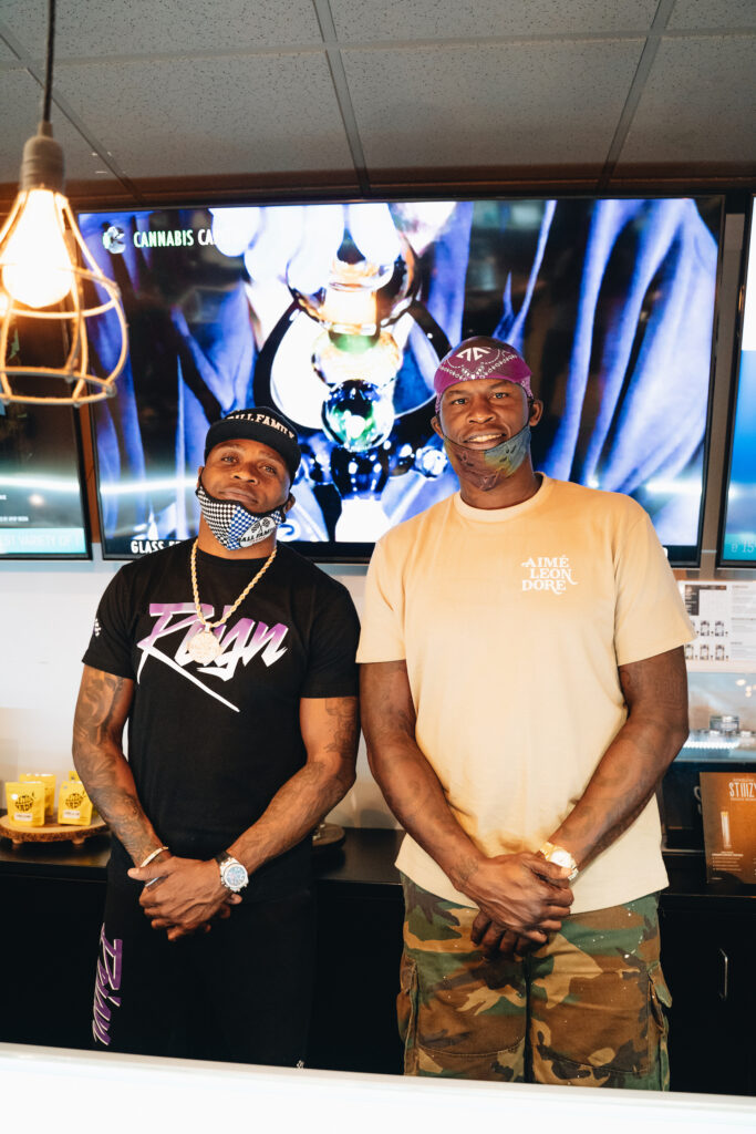 Chris Ball and Al Harrington (Courtesy Ball Family Farms)