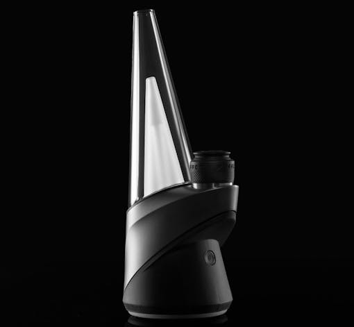 puffco peak pro on black background