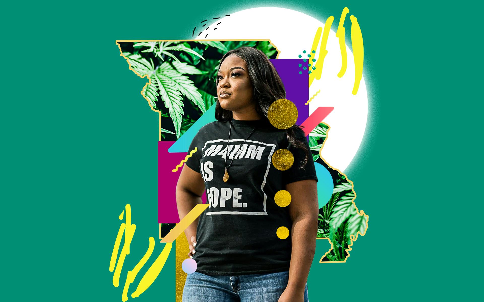 Marne Madison stands up for medical marijuana and the Black community image