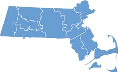 Massachusetts map
