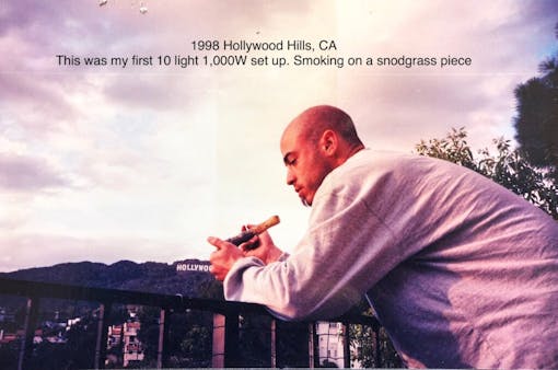 "I just wanted to show people that they could fucking make a living doing something as cool as growing OG.” Josh D in 1998. (Courtesy Josh D)