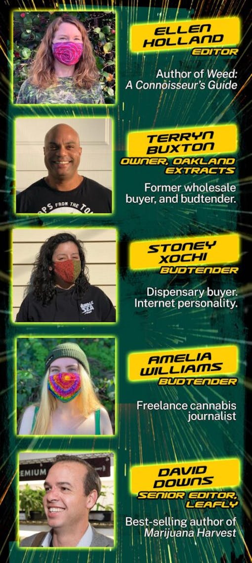 Decades of combined industry experience sat in judgement of the state's joints. (Leafly)