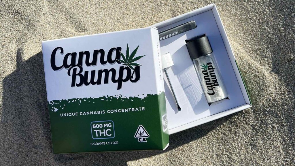 Bild von Canna-Bumps ein schnupbares Marihuana-Produkt