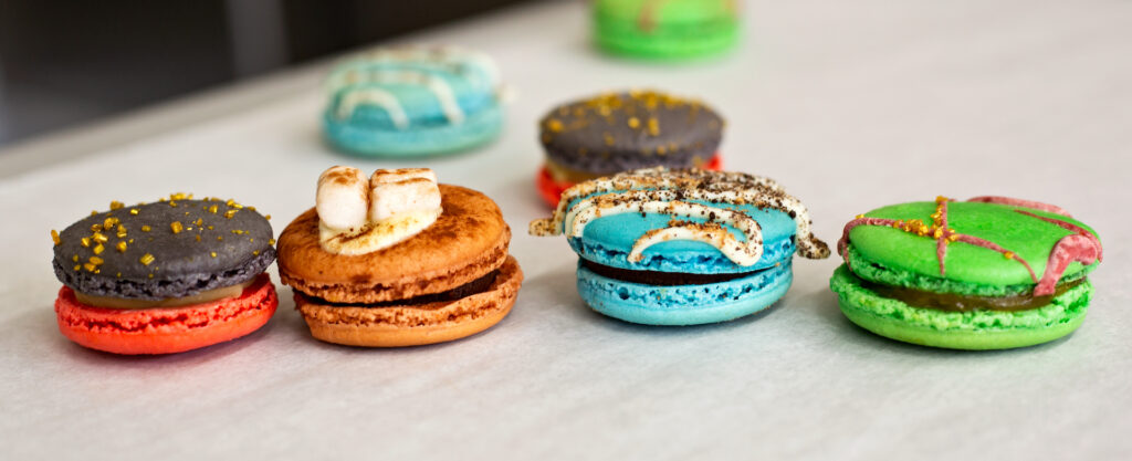 Colorful macarons from Madame Munchie