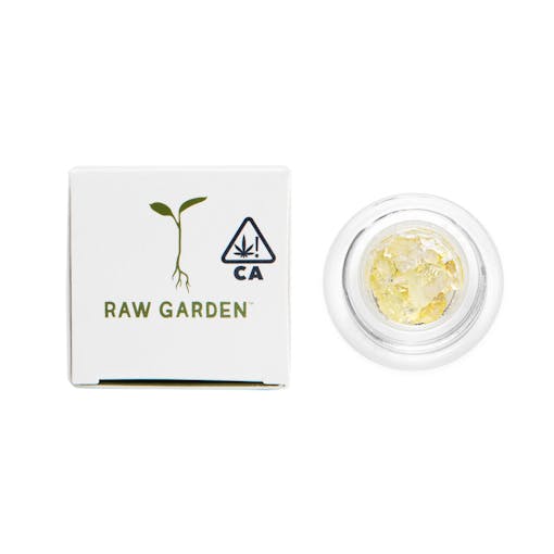 A one gram jar of solid, clear THC diamonds—new in 2021. (Courtesy Raw Garden)