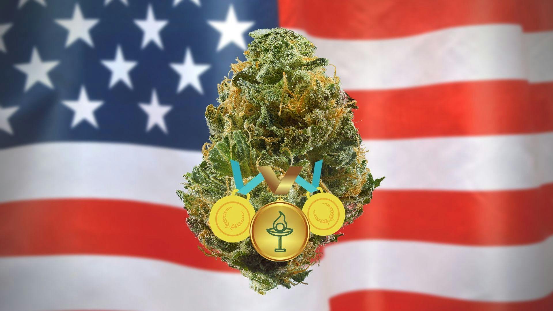 5 strains that would turn you into an Olympian if weed were actually a performance-enhancing drug image