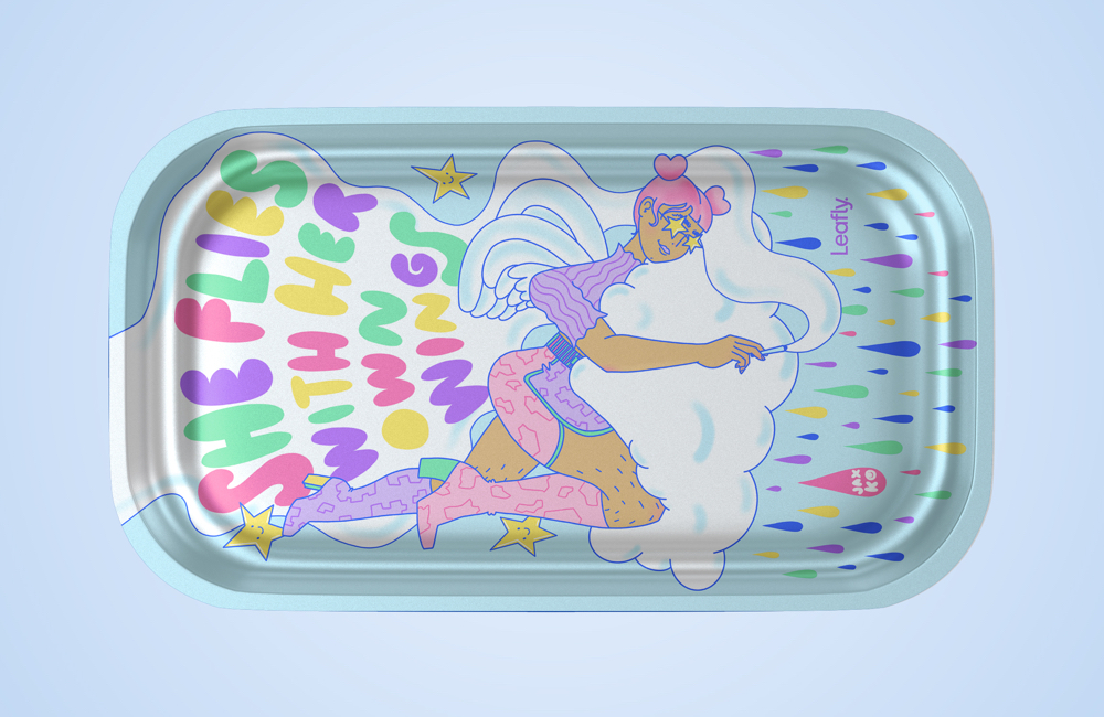 Oregon Leafly Tray by Jax Ko