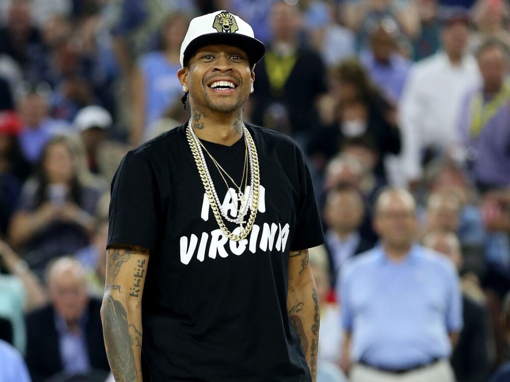 Photo of Allen Iverson while wearing