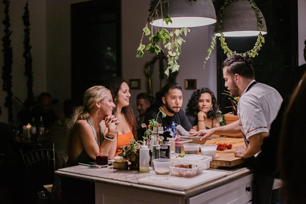 Photo-of-herb-note-chef-at-the-dining-table