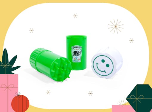 High Variety Medtainer weed grinder case by Superette