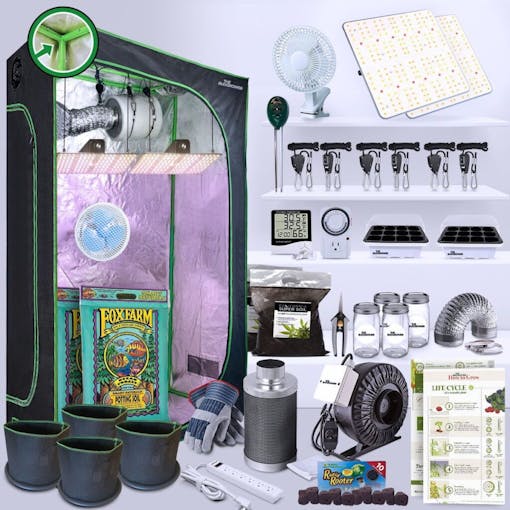 The Bud Grower's Dual Power Kit grow tent