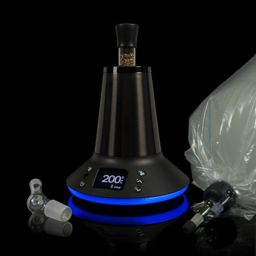 Pass the Arizer XQ2 vapor collection bags/balloons around the house party mega-sesh. Plus, customize the bag/balloon size for your needs.