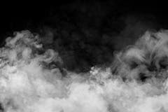 image of white smoke on black background