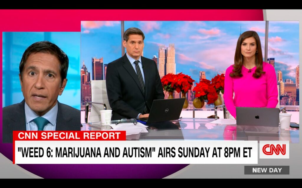 Die Cannabisforschung für Autismus-Symptome ist in die doppelblinde, placebokontrollierte Studienphase eingetreten, berichtet Dr. Sanjay Gupta. (CNN)